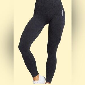 Gymshark adapt animal black athletic stretch yoga lightweight seamless legging M